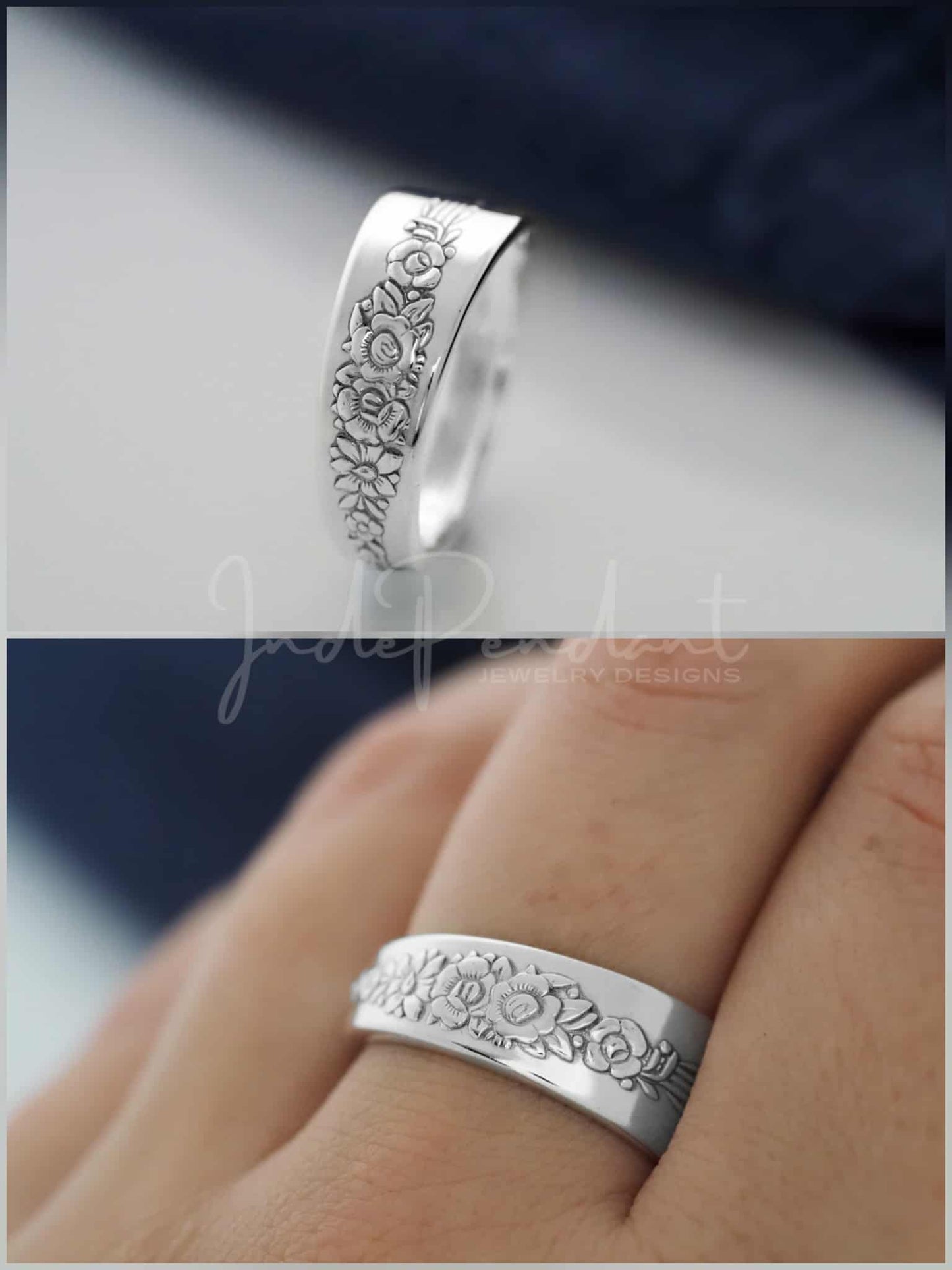 Night 4: Dainty Rose Spoon Ring