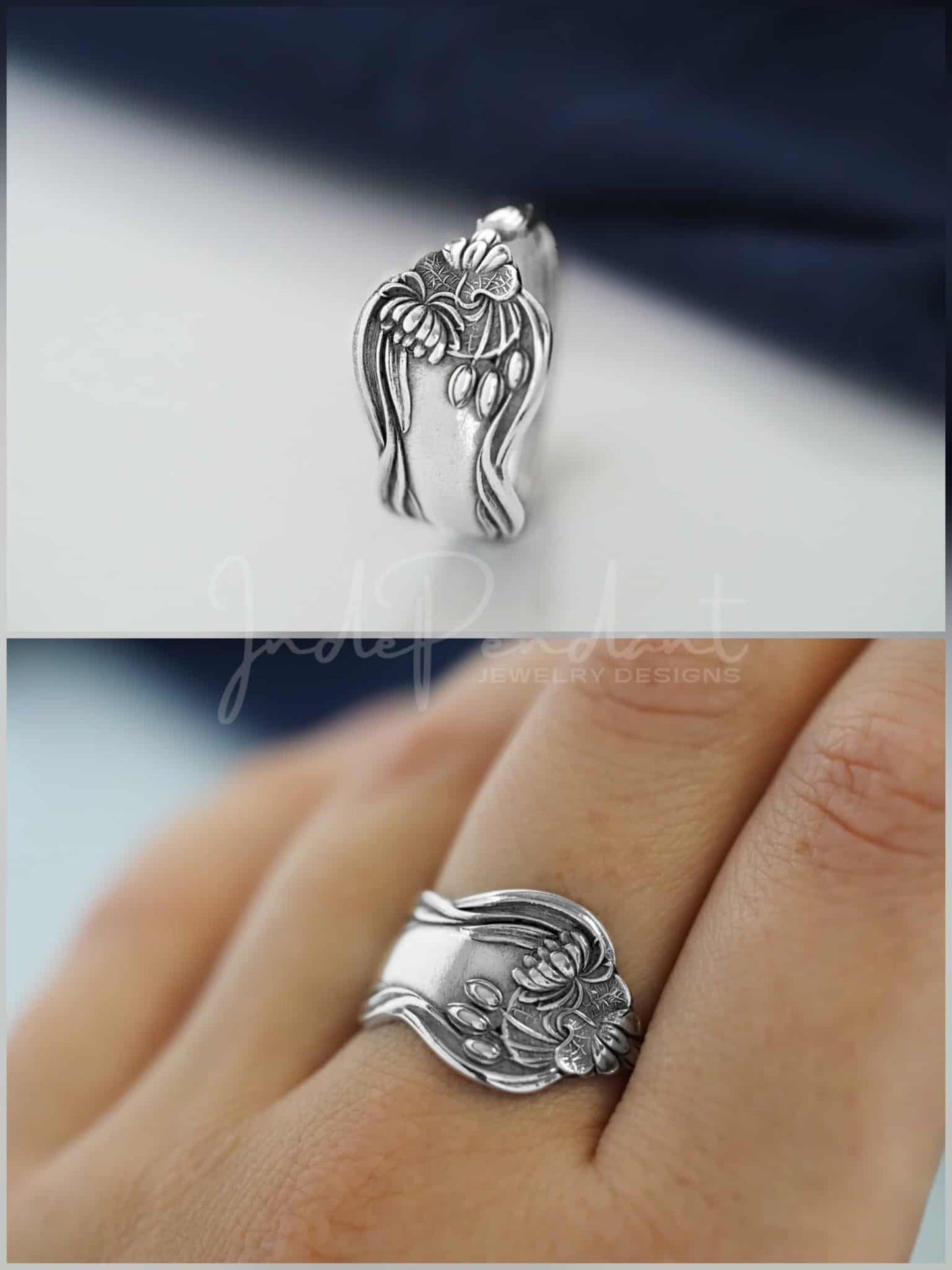 Night 1: Water Lily Spoon Ring