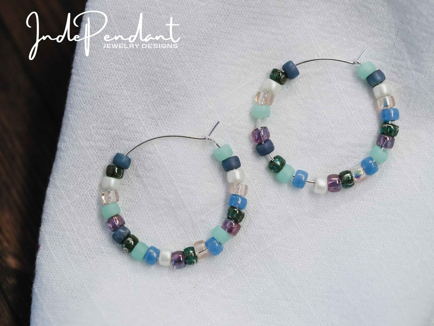 Mermaid Hoop Earrings