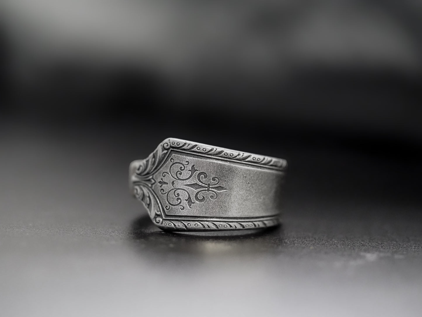 Twilight Pageant 1927 Spoon Ring, Size 9
