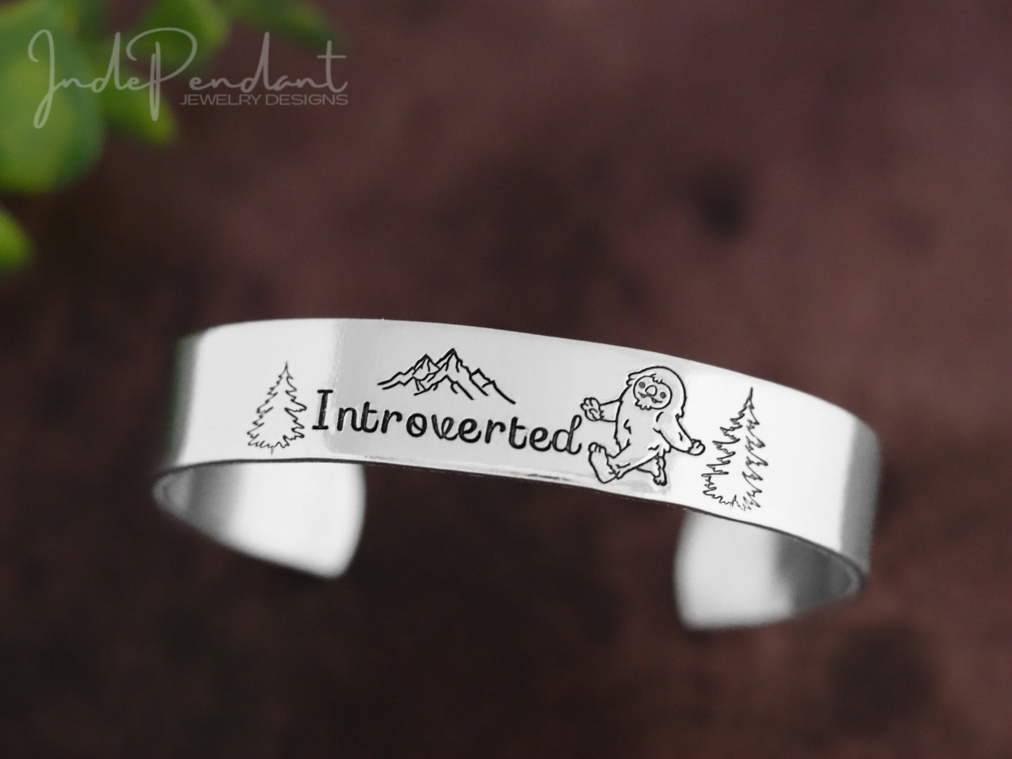 Introverted Bigfoot Cuff Bracelet