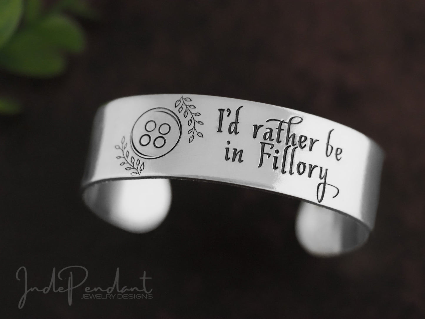 I'd Rather Be in Fillory Cuff Bracelet
