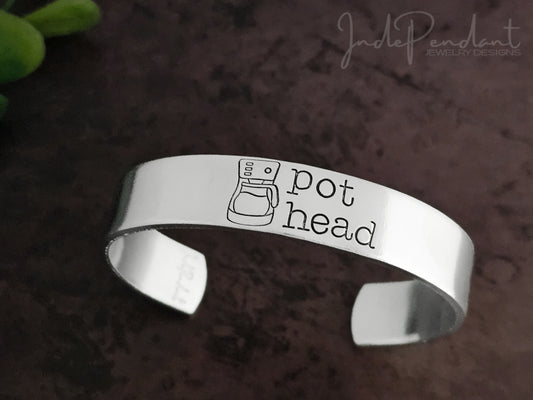 Pot Head Cuff Bracelet