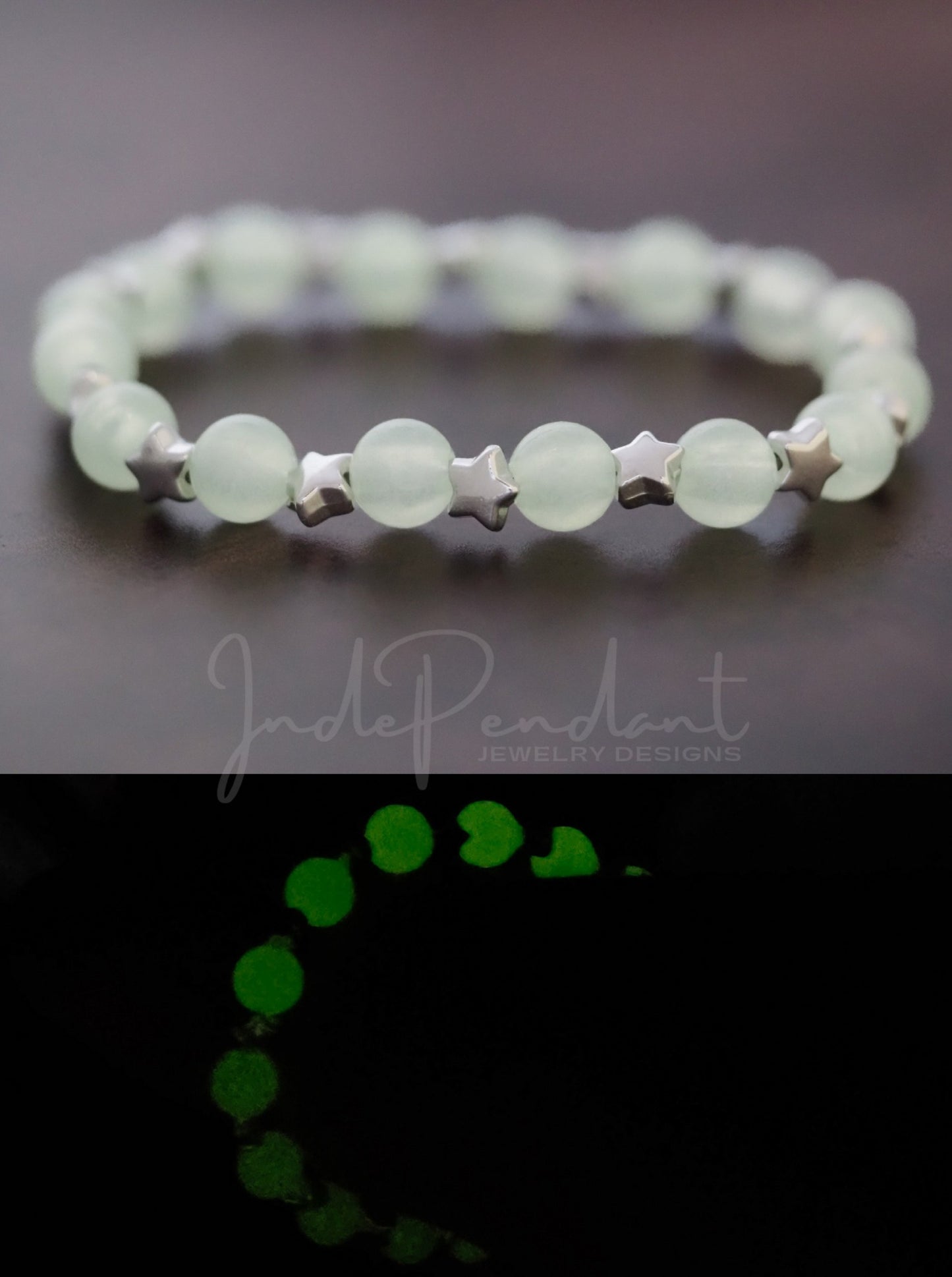 Glow in the Dark Star Stretch Bracelet