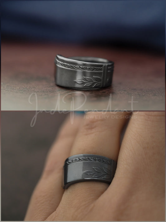 Dusk Spoon Ring, Size 7