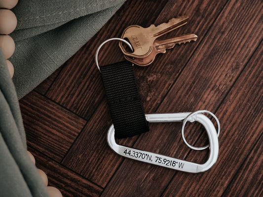 Personalized Carabiner Keychain