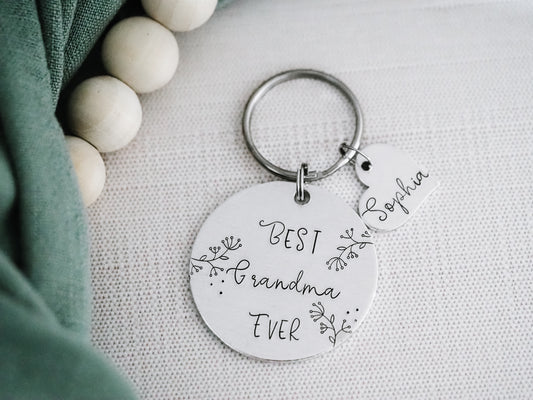 Best Grandma Ever Keychain