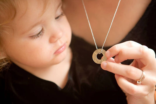 I am Enough Washer Necklace
