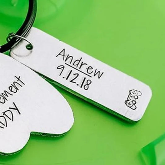 Name Charm for Highest Unlocked Achievement Keychain