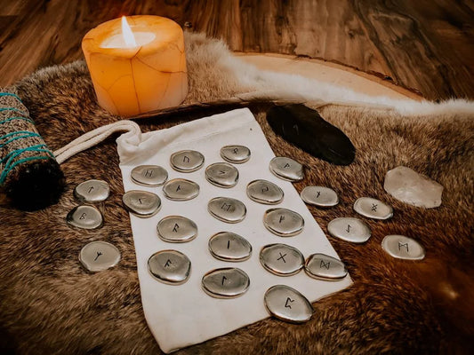 Pewter Rune Set