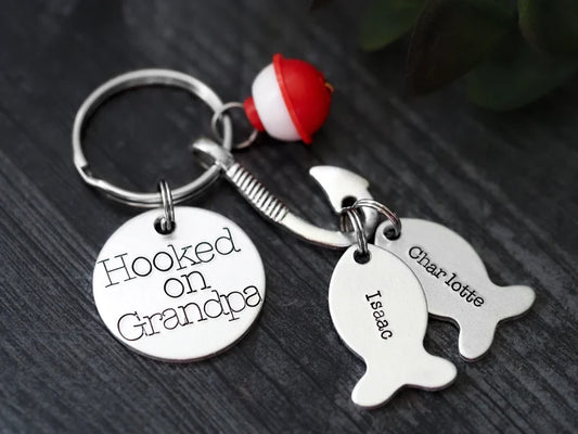 Hooked On Fishing Keychain